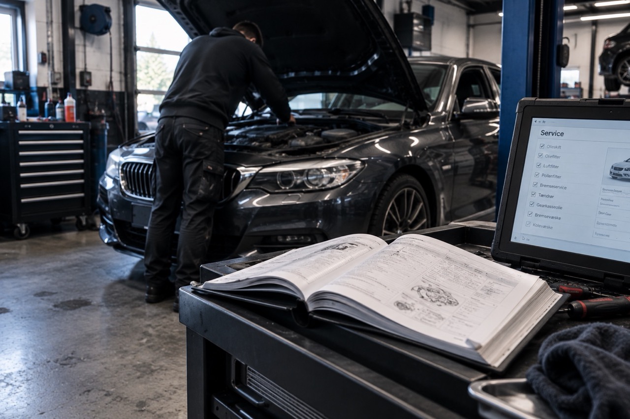 Serviceeftersyn hos Bøgekilde Auto i Hasselager
